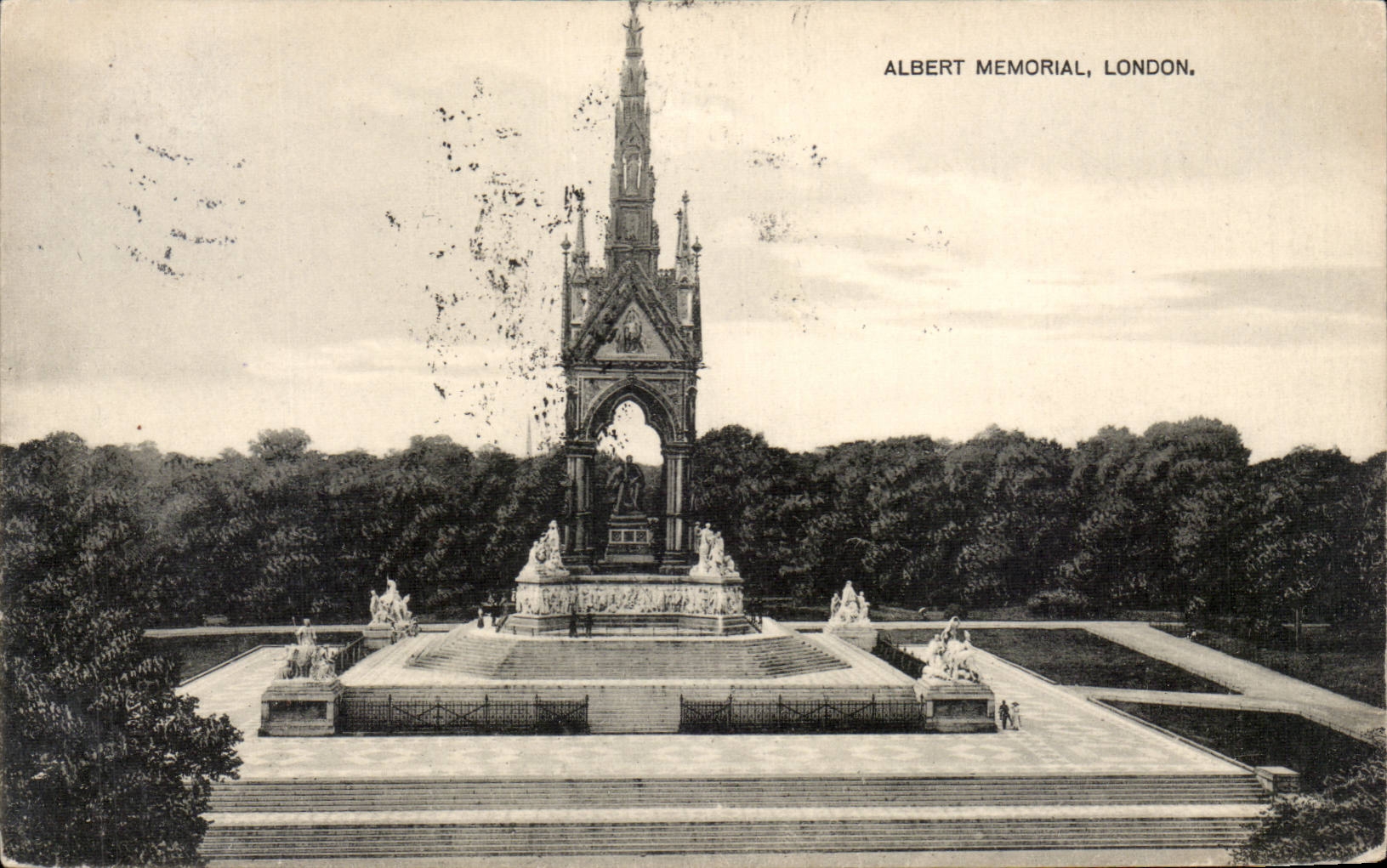 CPA Great Britain London Londres Albert Memorial