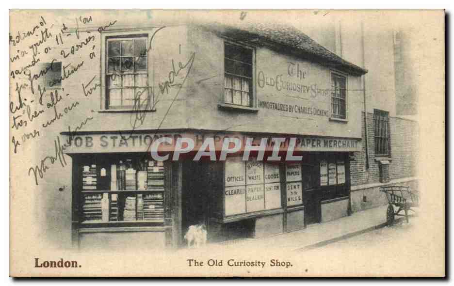 CPA Great Britain Londres London The old curiosity chop