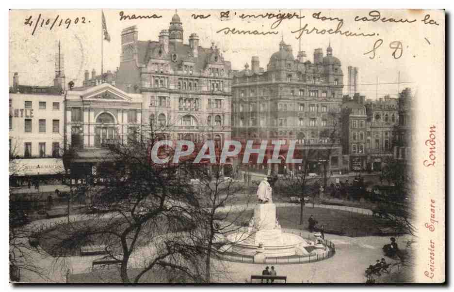 CPA Great Britain Londres London Leicester Square