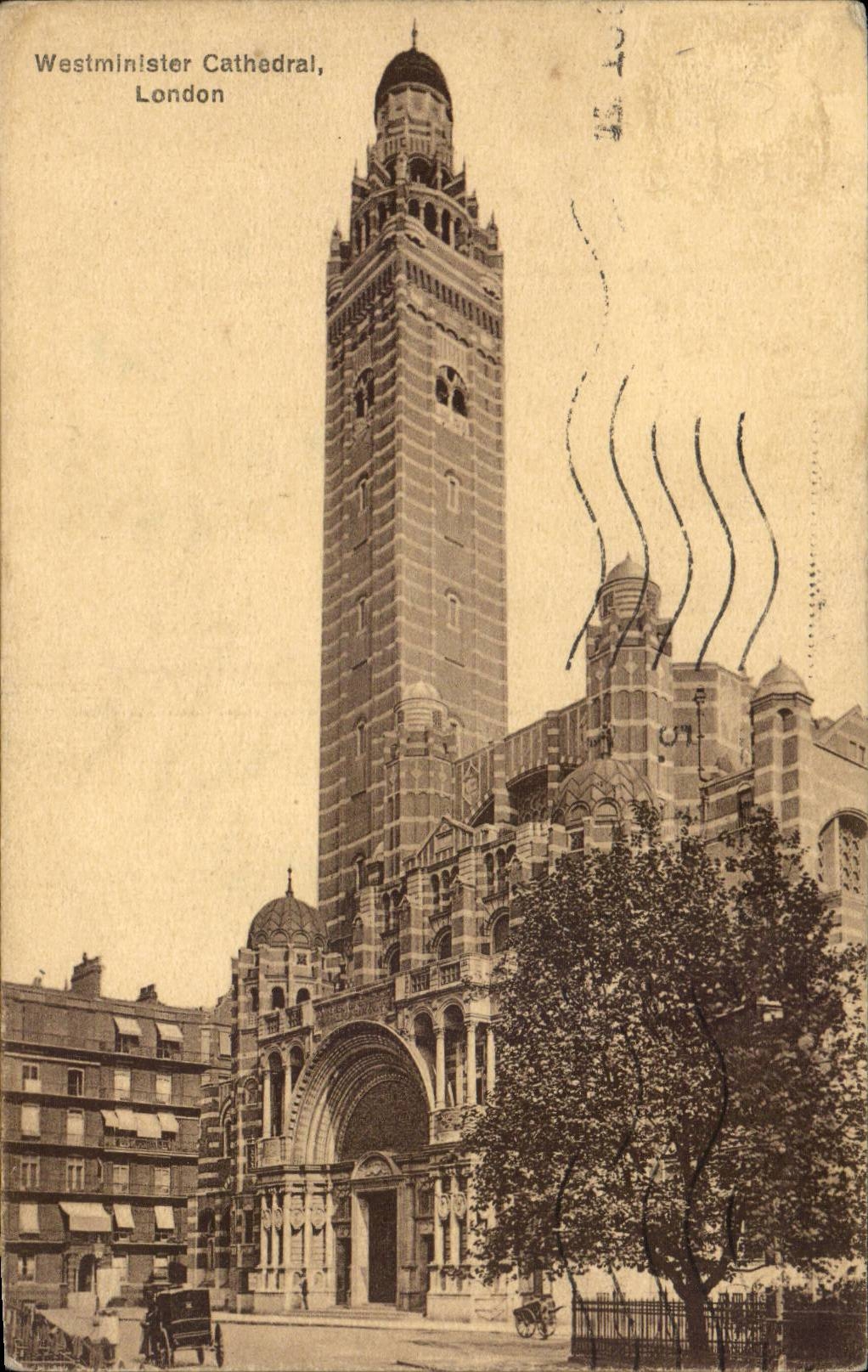 CPA Great Britain London Londres Westminster cathedral