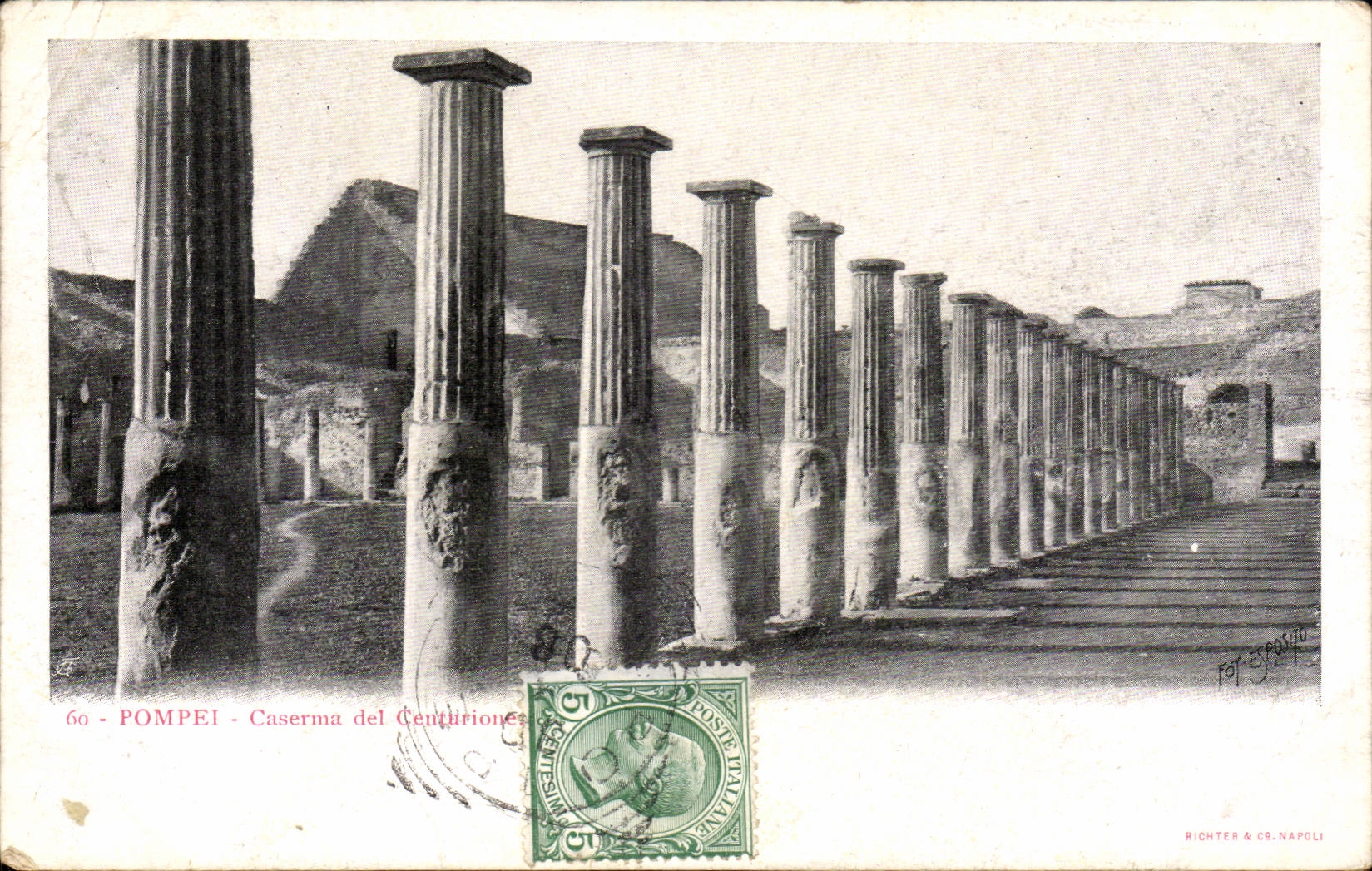 CPA Italie Italia Pompei Caserno del centurione