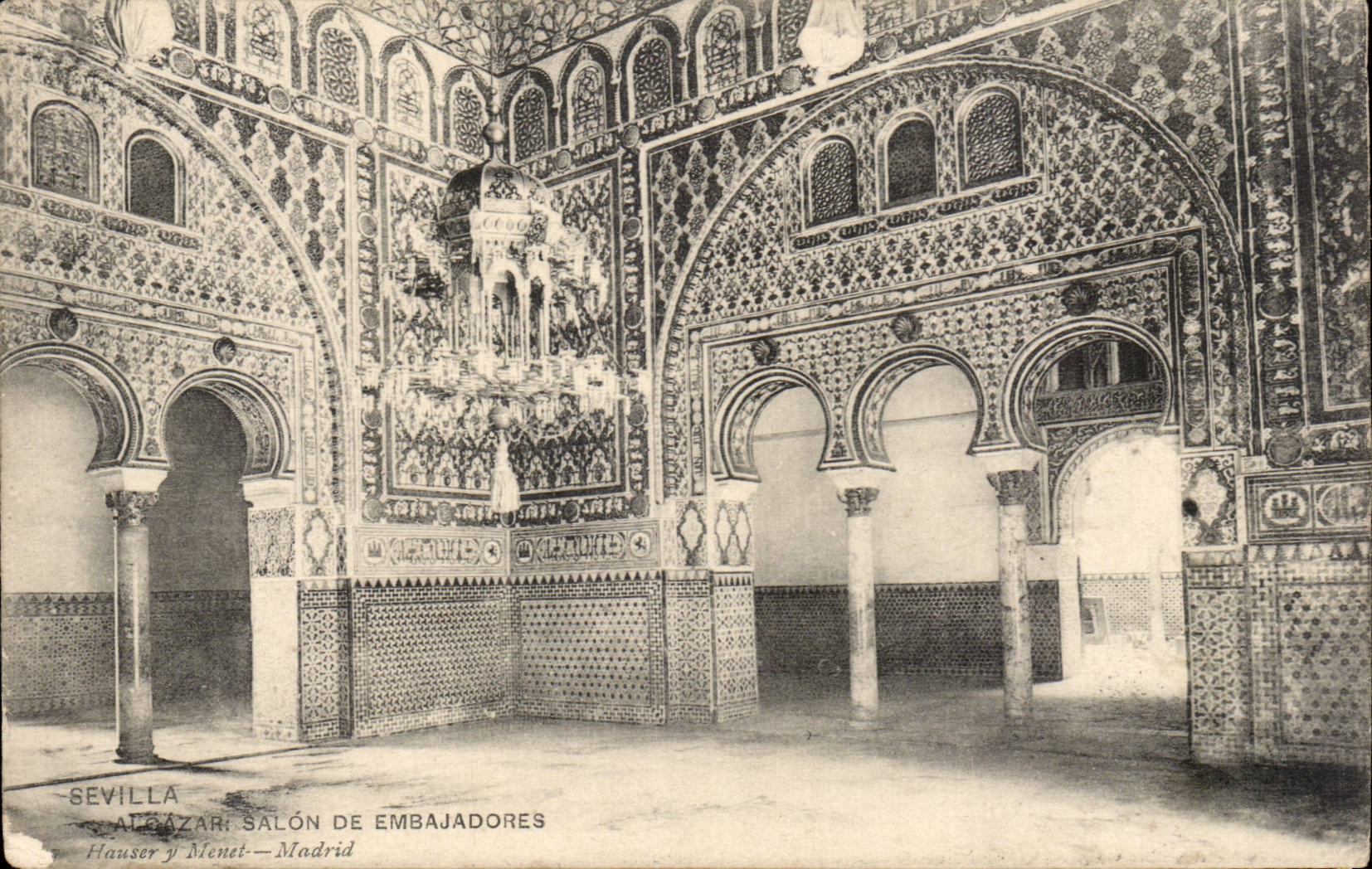 Sevilla — Salón de Embajadores — Hauser y Menet — Madrid