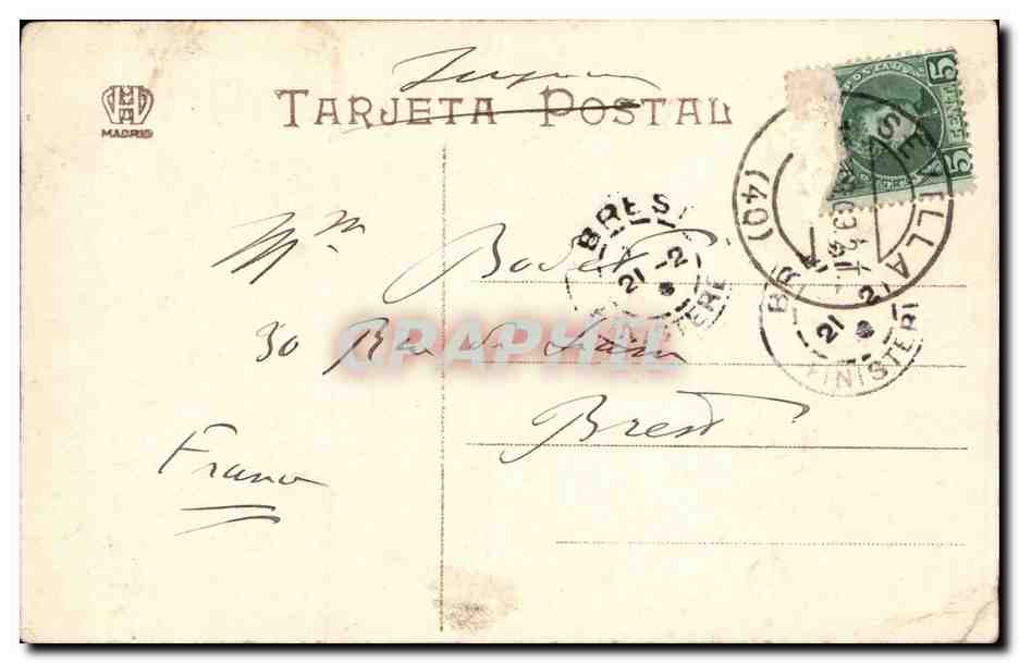 Sevilla — Salón de Embajadores — Hauser y Menet — Madrid — Rückseite