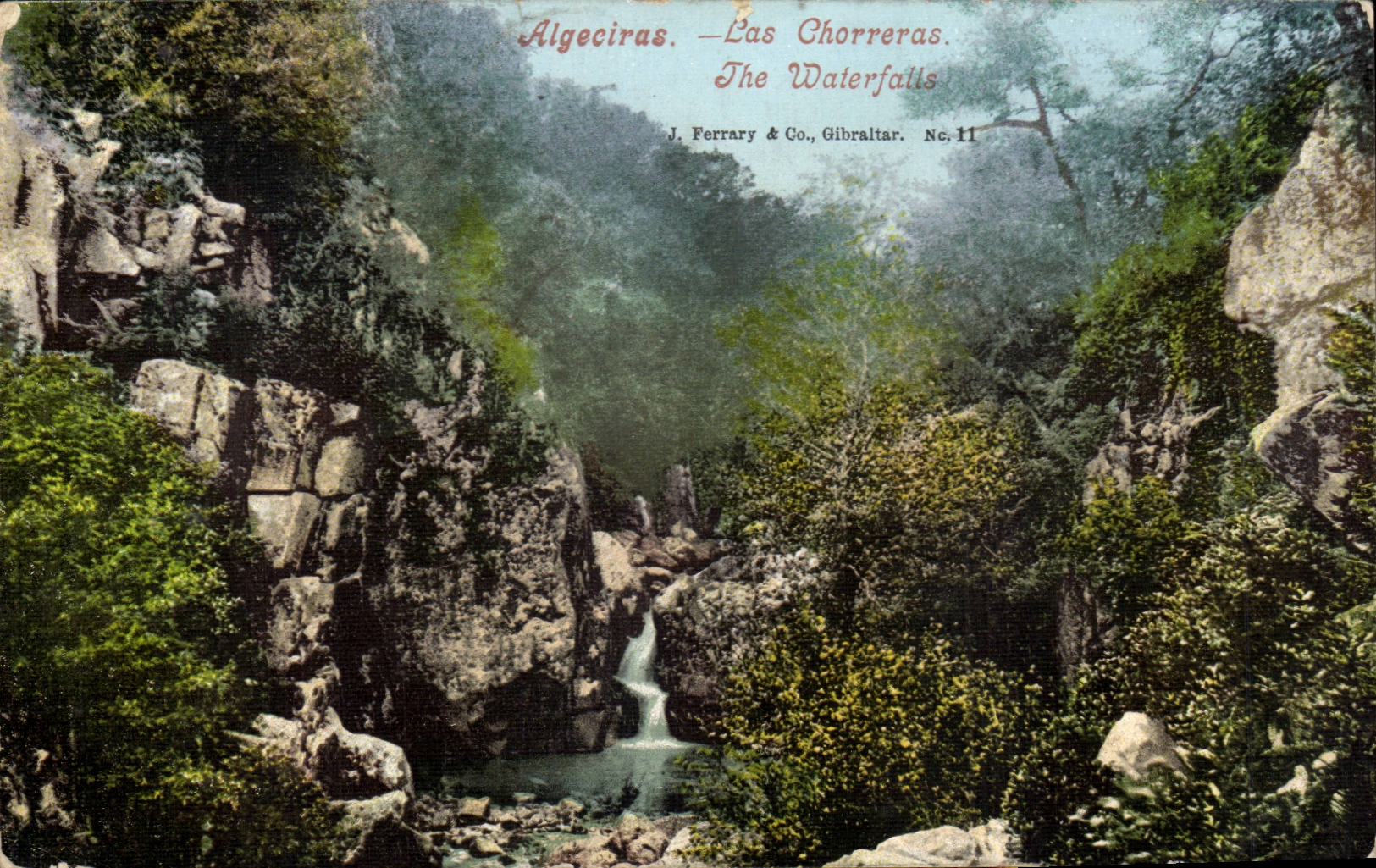 CPA Espagne Algeciras Las Chorreras