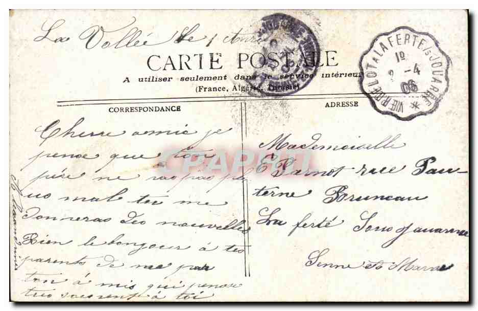 CPA Nice Le casino — Rückseite