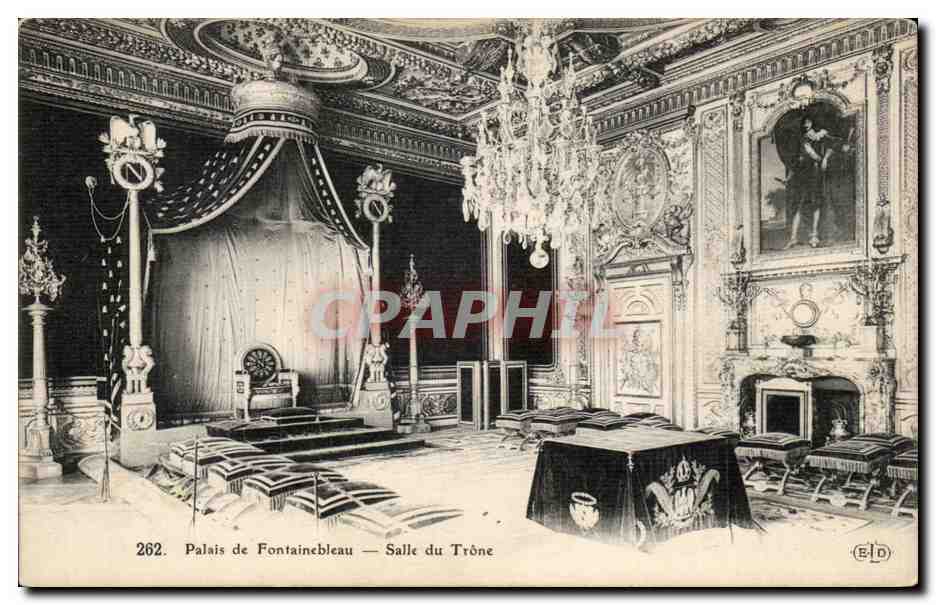Palacio de Fontainebleau — Sala del Trono — ELD, n° 262