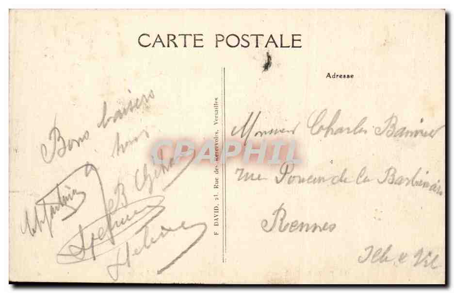 Foresta di Fontainebleau — Il Falso Funghetto di Apremont — Editore non identificato, n° 13 — Verso