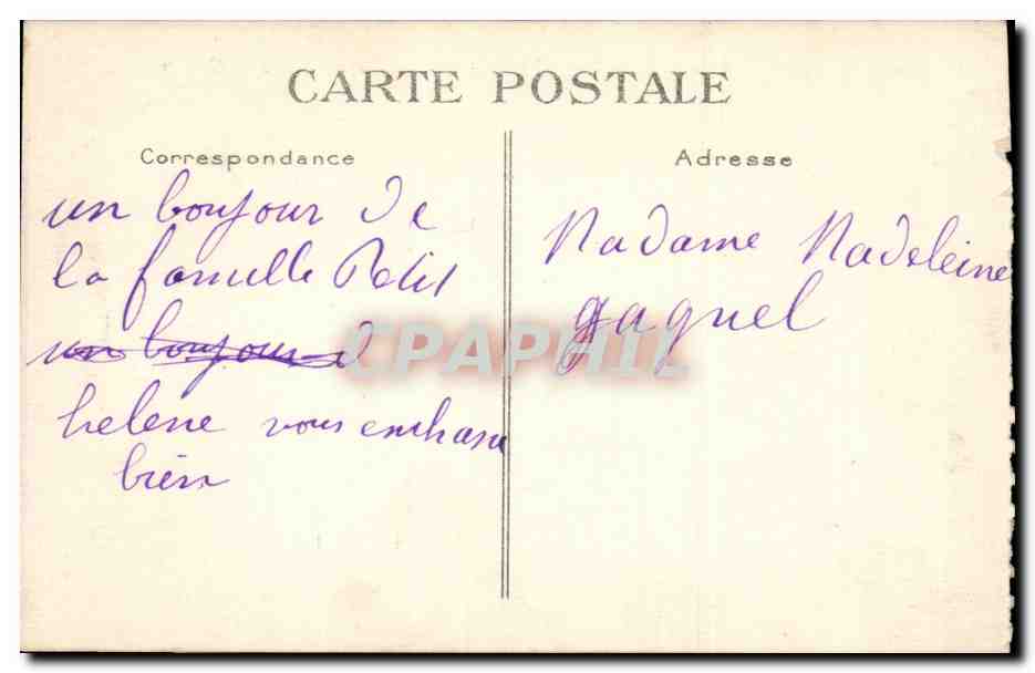 CPA Le Havre Le casino vu de la plage — Rückseite