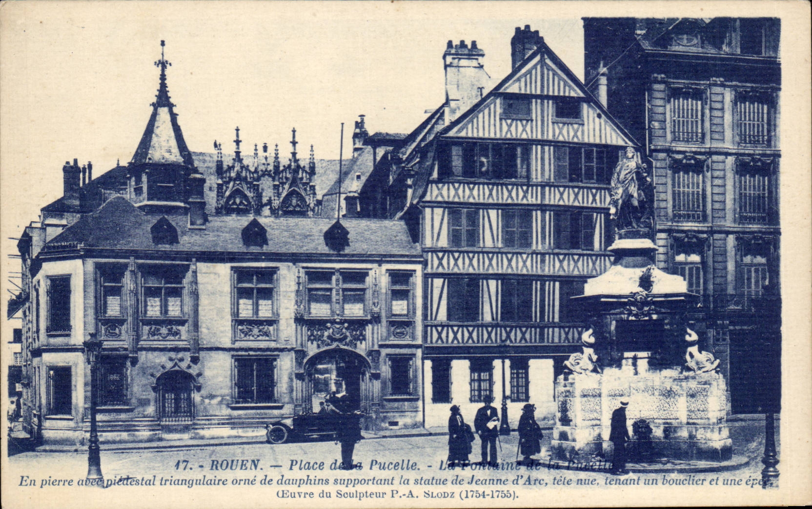 CPA Rouen Place de la Pucelle