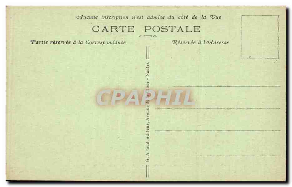 CPA Rouen Place de la Pucelle — Verso