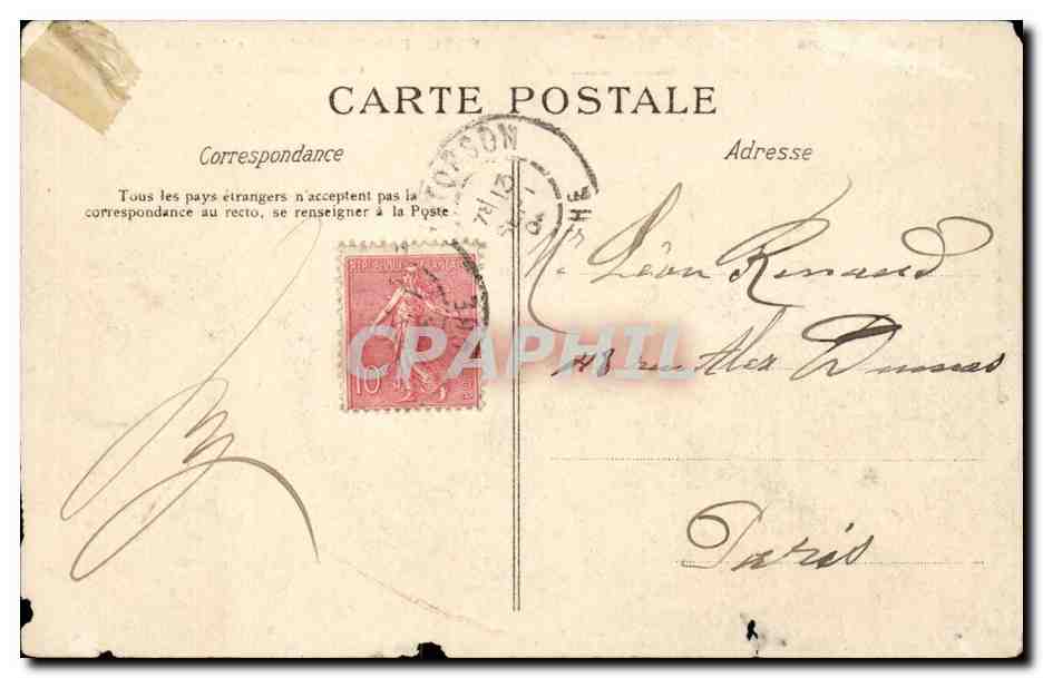 Pontorson CPA Le marche aux porcs Cochons TOP — Rückseite