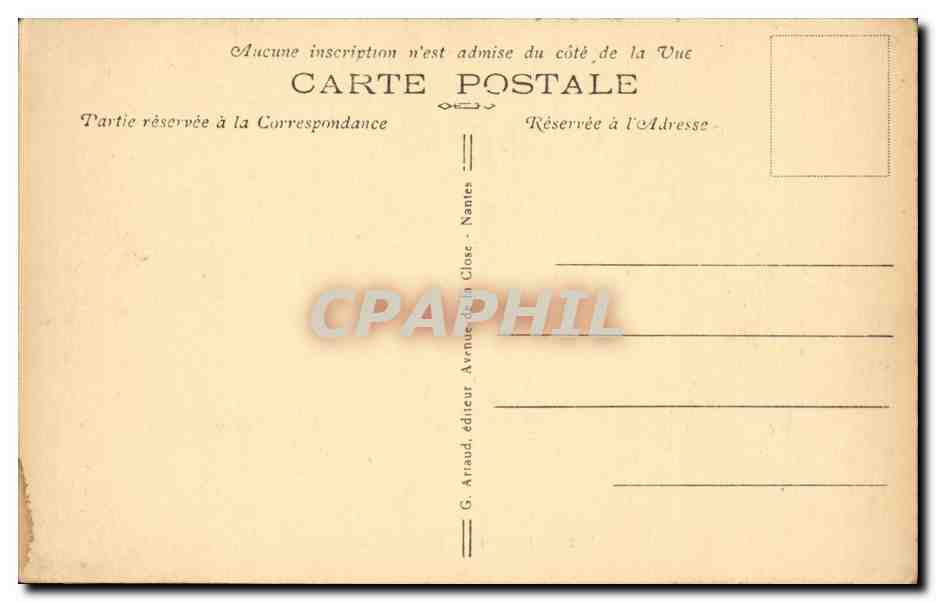 CPA Dieppe Le chateau — Rückseite