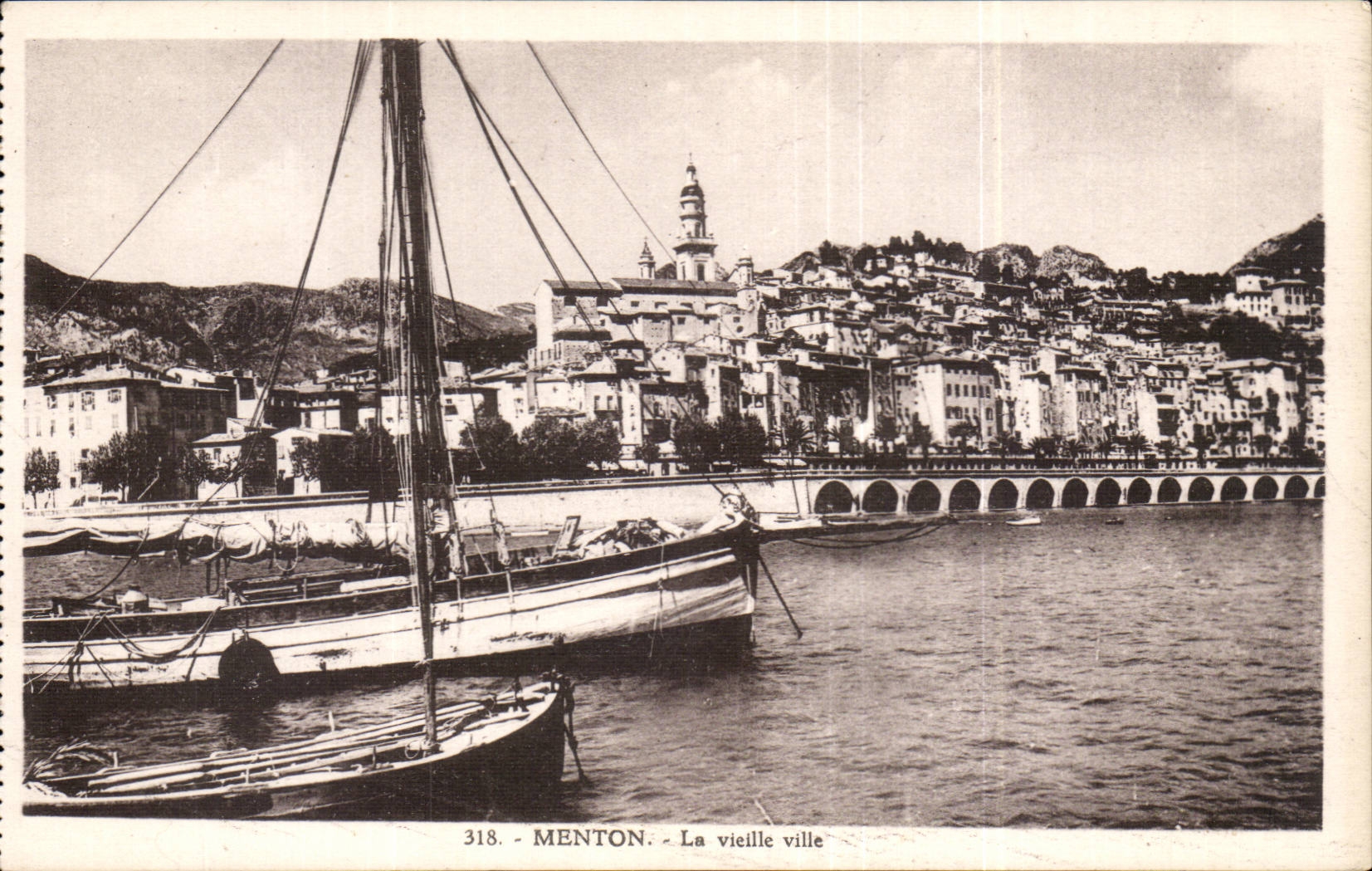 CPA Menton La vieille ville