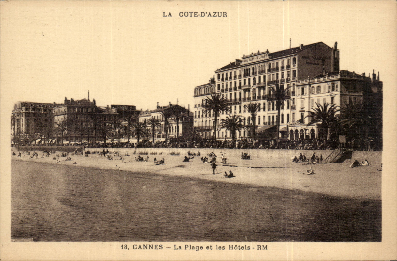 CPA Cannes la plage et les hotels