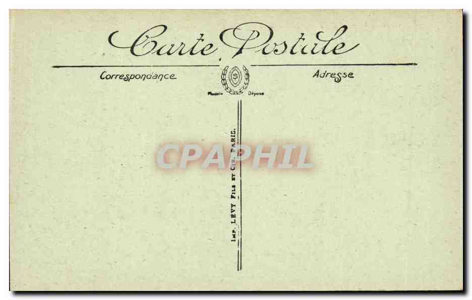 CPA Cannes Vue sur les hotels et la promenade de la croisette — Verso