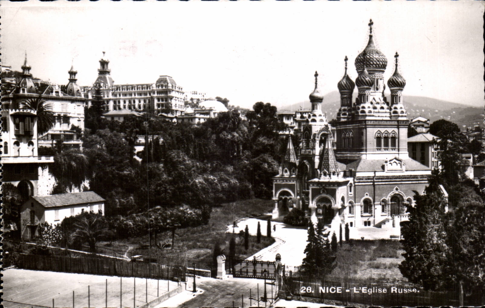 CPSM Nice l'eglise russe (russian church Russie Russia )