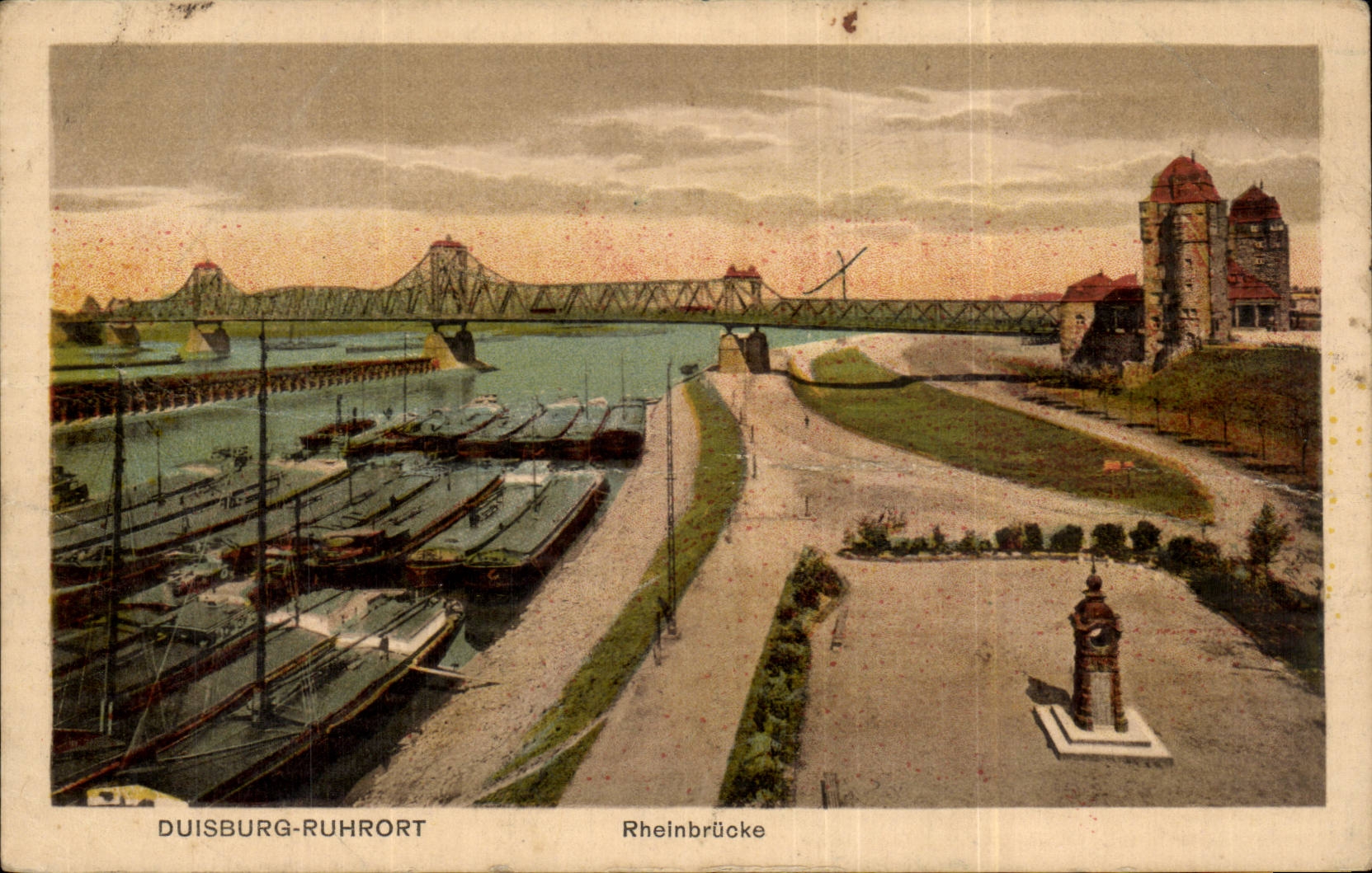 CPA Duisburg Ruhrort Rheinbrucke
