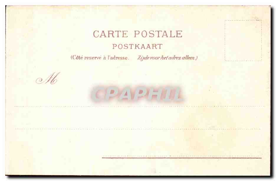 CPA Bruxelles Maison des corporations — Rückseite