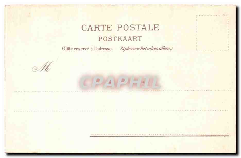CPA Bruxelles Palais de la Nation et le parc — Back