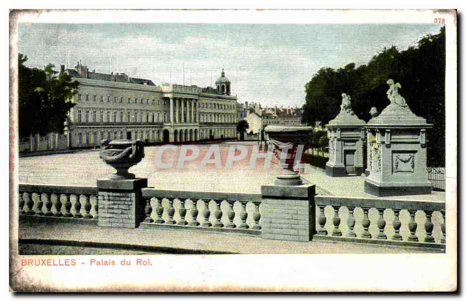 CPA Bruxelles Palais du roi