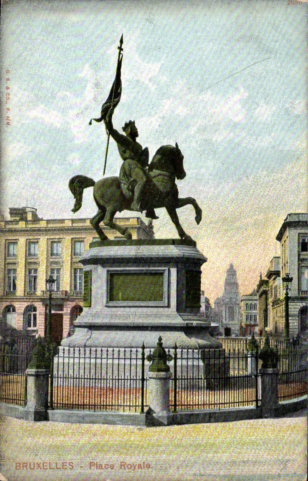 CPA Bruxelles Place royale