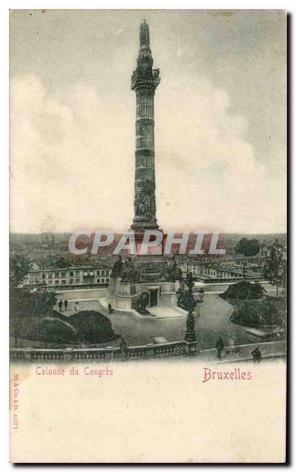 CPA Bruxelles Colonne du Congres