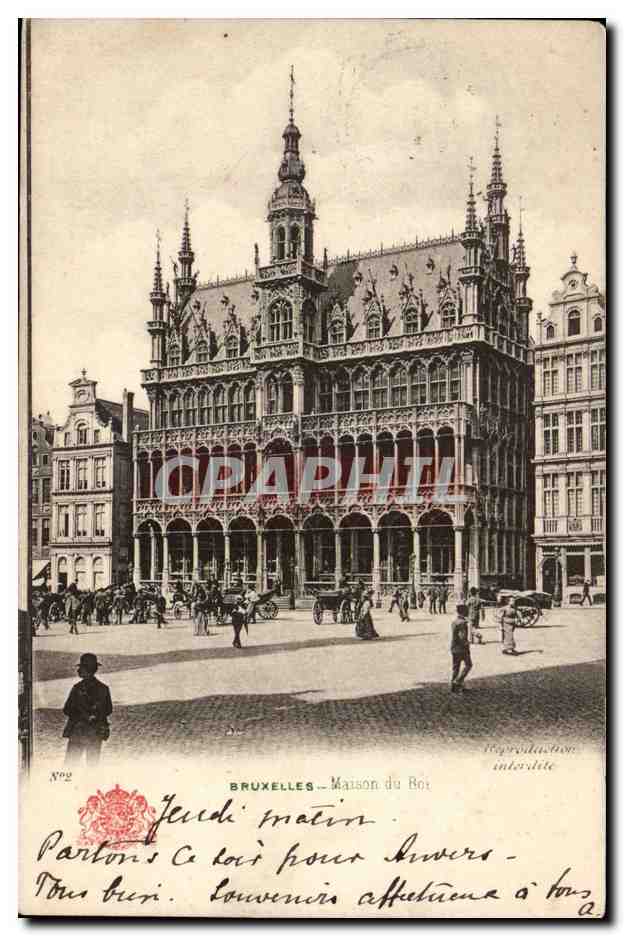 CPA Bruxelles Maison du roi