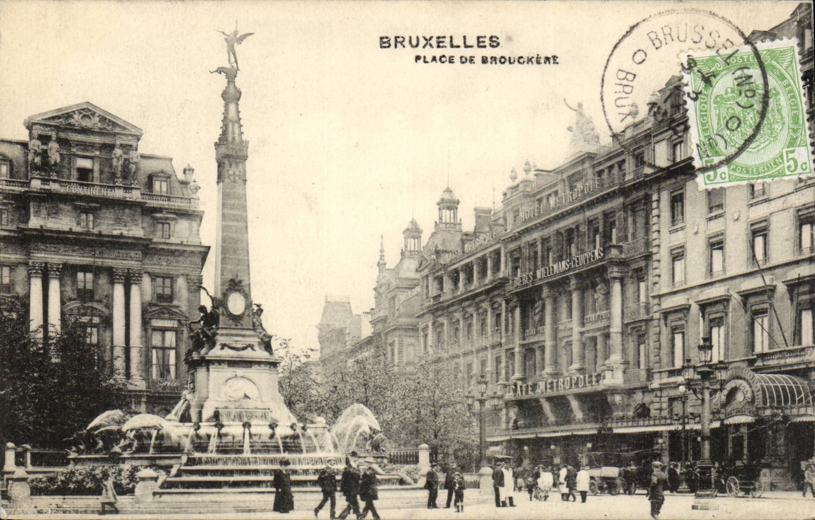CPA Bruxelles Place de Brouckere