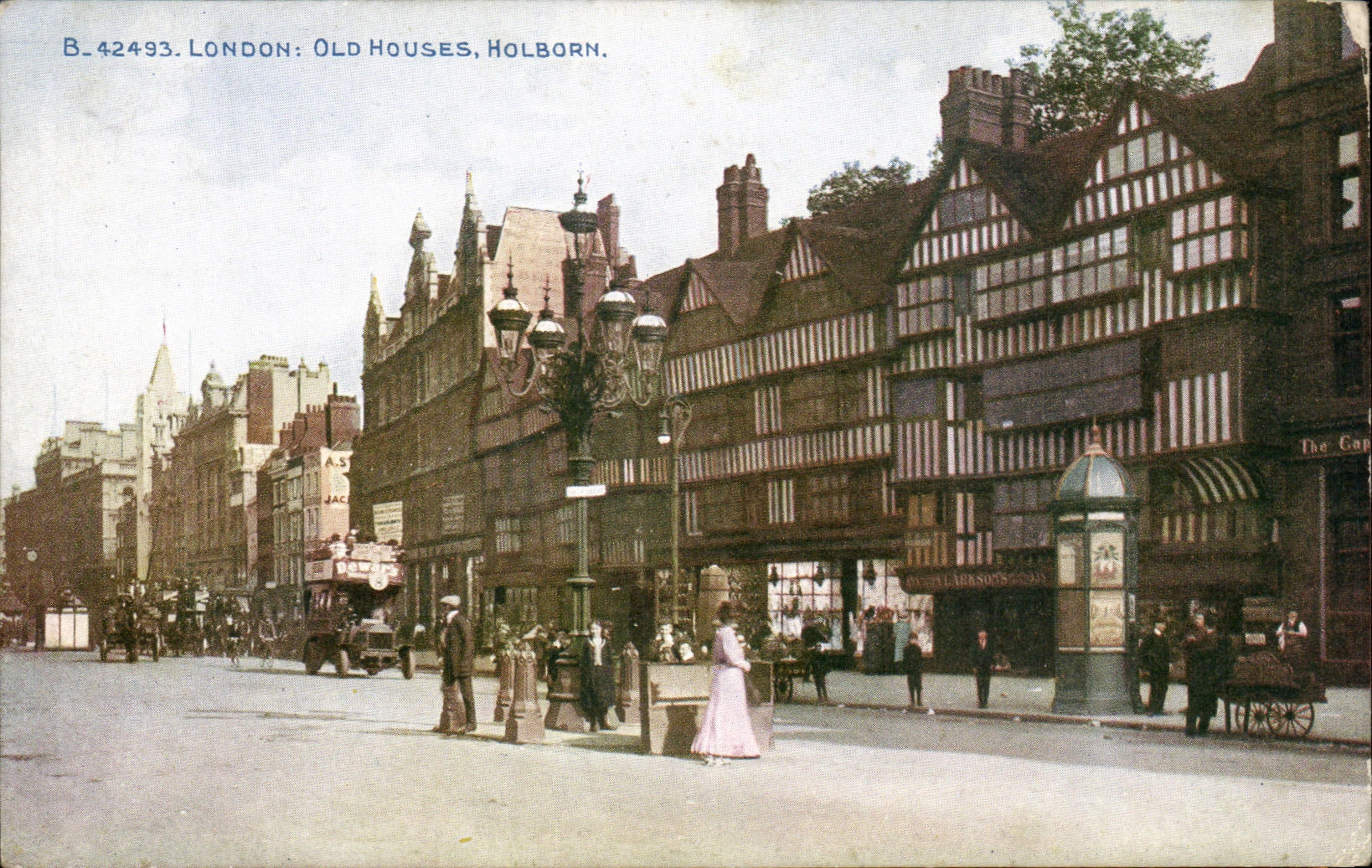 CPA Great Britain London Londres Old houses Holborn