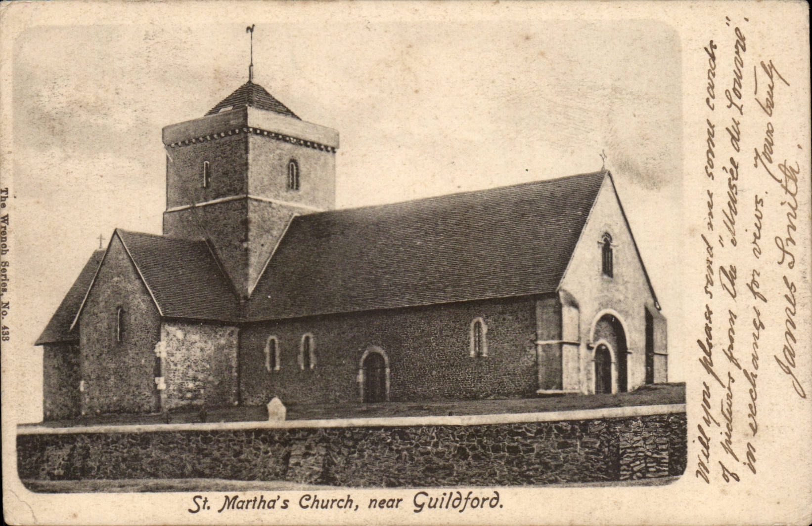 St. Martha's Church, near Guildford — The Wrench Series, No. 438