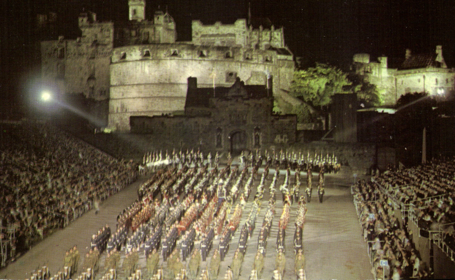 Le Military Tattoo au château d'Édimbourg — Événement militaire nocturne — Colourmaster International, PT35122