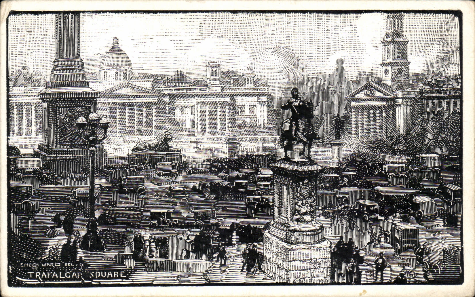 CPA Great Britain Londres London Trafalgar square