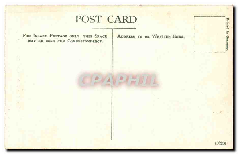 CPA Great Britain Londres London The Albert Memorial Agriculture — Back