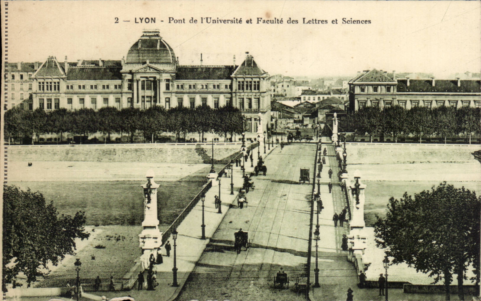 CPA Lyon Pont de l'universite et faculte des lettres et sciences