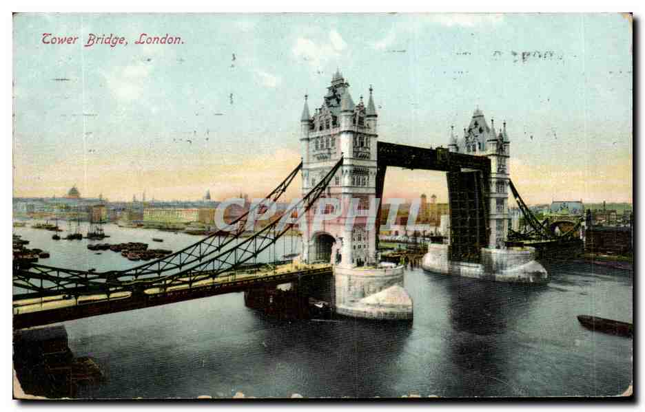 CPA Great Britain London Londres Tower bridge