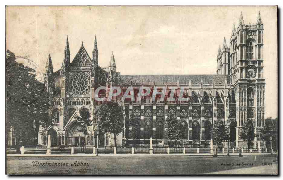 CPA Great Britain London Londres Westminster abbey