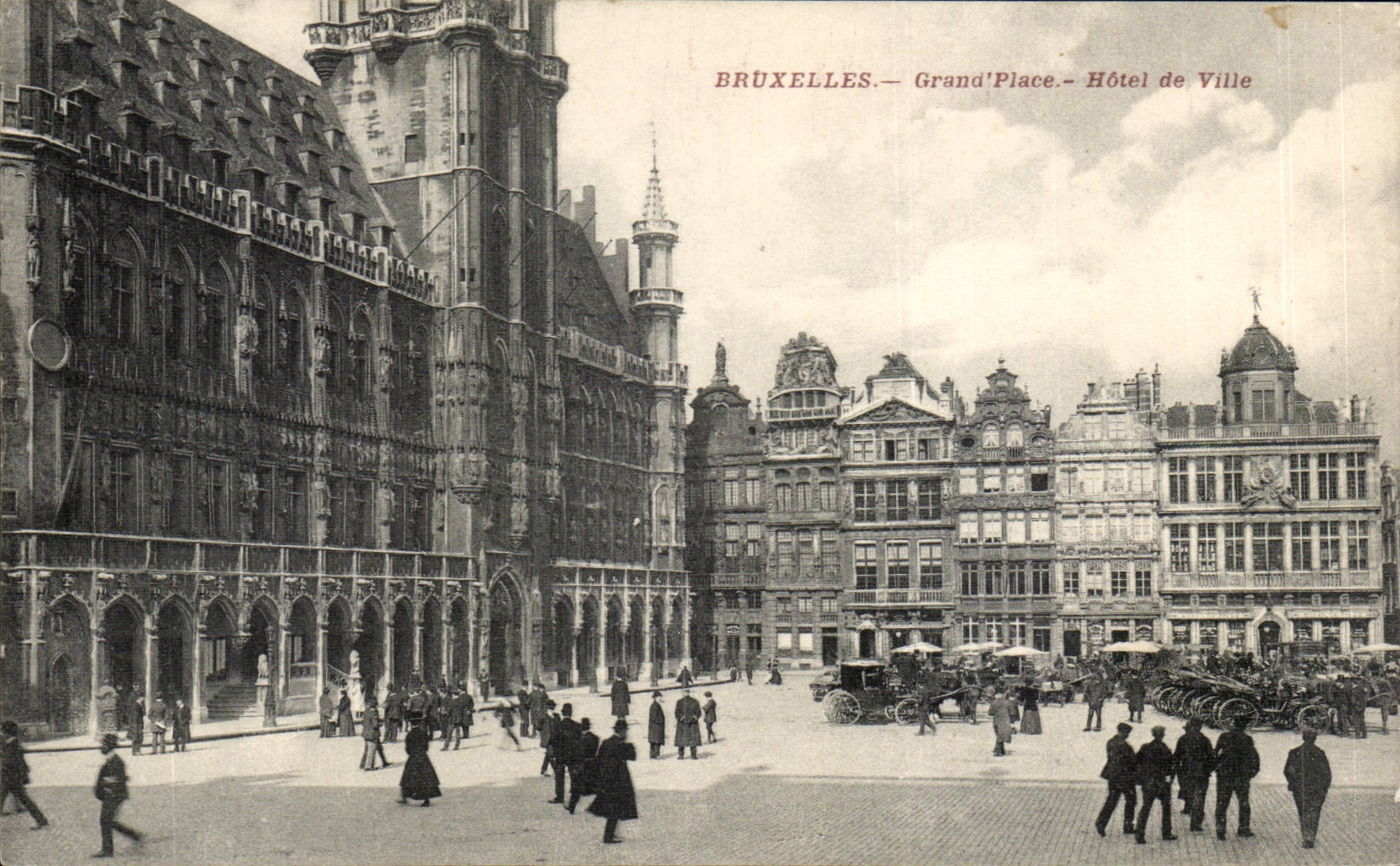 CPA Bruxelles Grand Place Hotel de ville