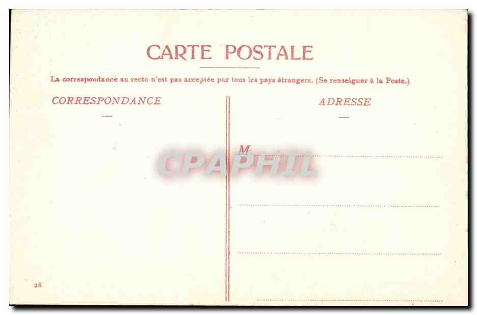 CPA Bruxelles La chaire de verite de l'eglise Ste Gudule — Rückseite
