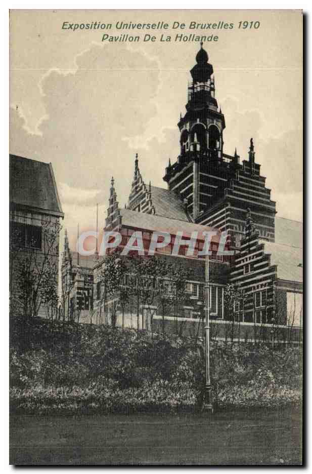 CPA Bruxelles Exposition universelle de Bruxelles 1910 Pavillon de la Hollande