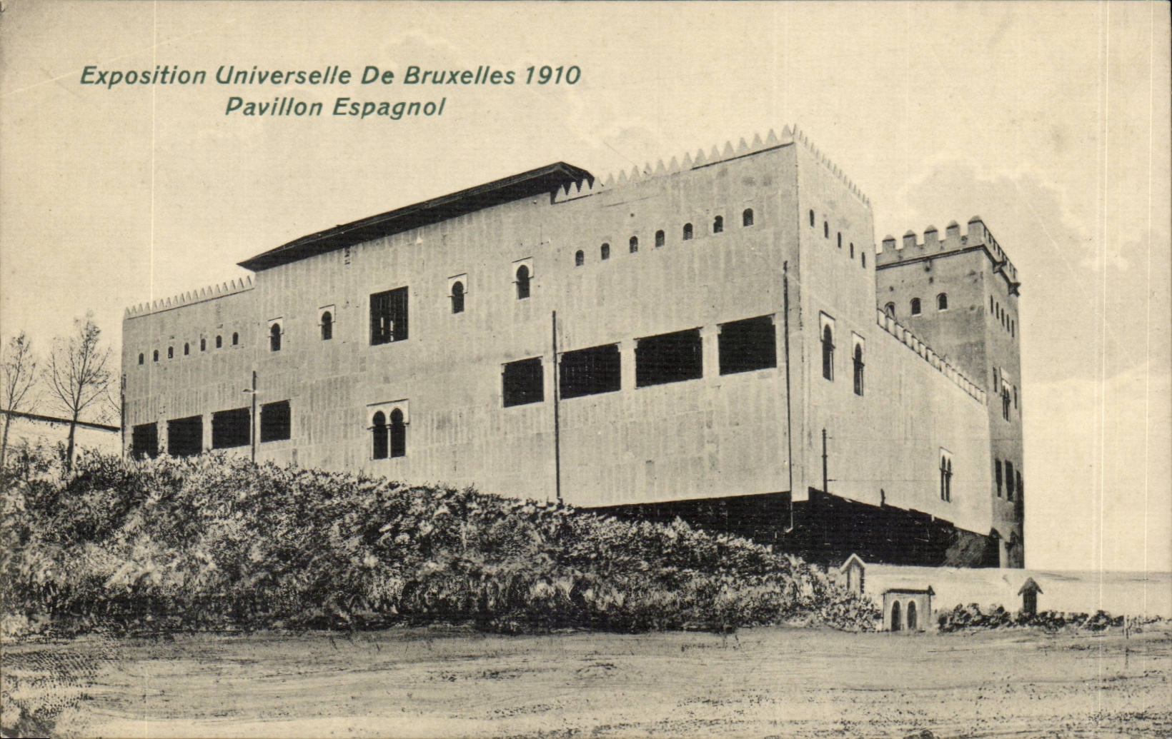 Exposition Universelle De Bruxelles 1910 — Pavillon Espagnol — éditeur non visible