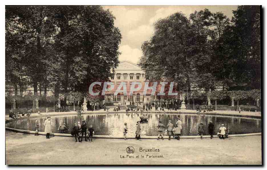 CPA Bruxelles Le parc et le parlement
