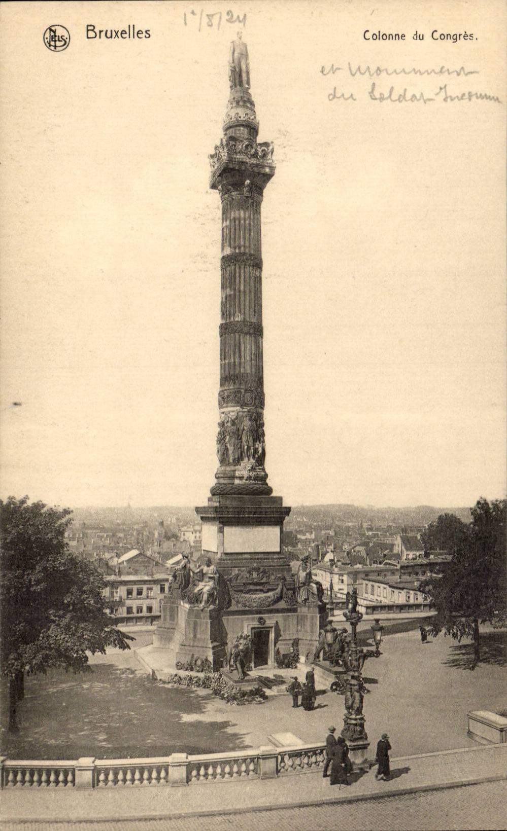 CPA Bruxelles Colonne du Congres