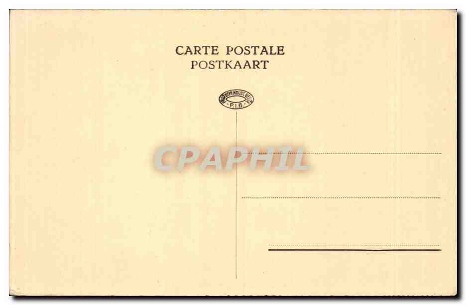 Tombeau d'un Soldat Inconnu Belge — Bruxelles — éditeur P.I.B. — Rückseite