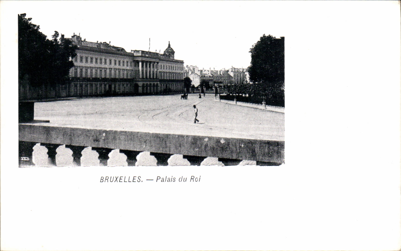 CPA Bruxelles Palais du roi
