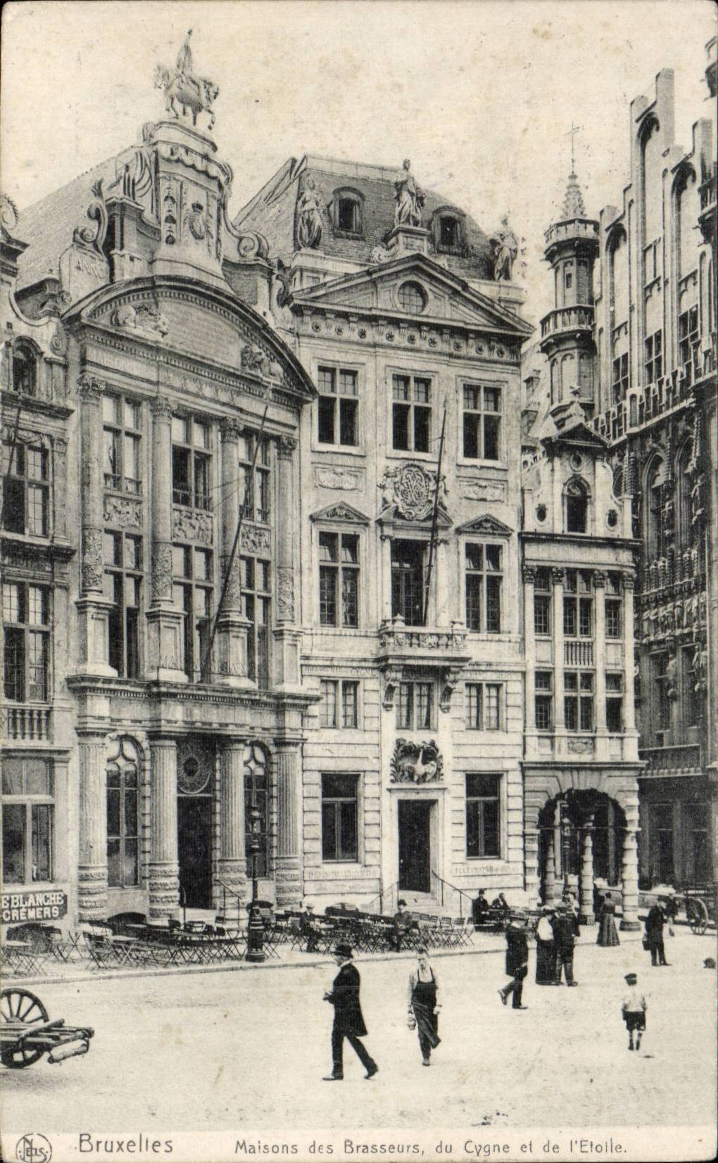 CPA Bruxelles Maisons de brasseurs du cygne et de l'etoile