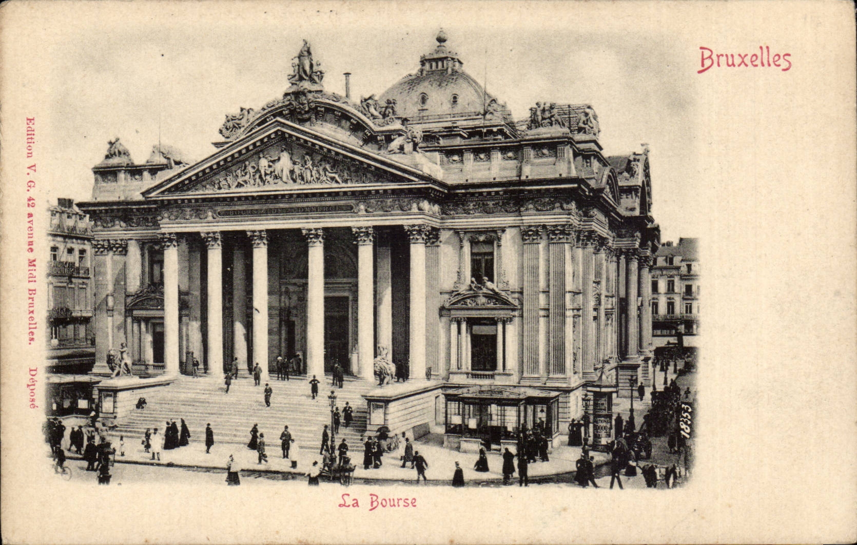 Belgie Belgique Bruxelles CPA La Bourse