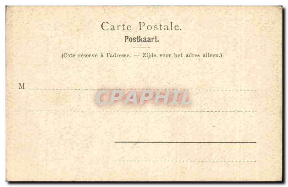 Belgie Belgique Bruxelles CPA La Bourse — Rückseite