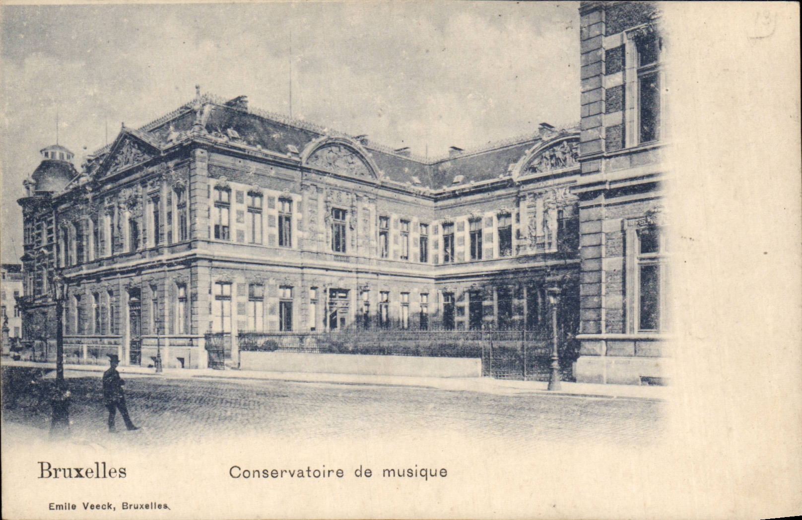 Belgie Belgique Bruxelles CPA Conservatoire de musique