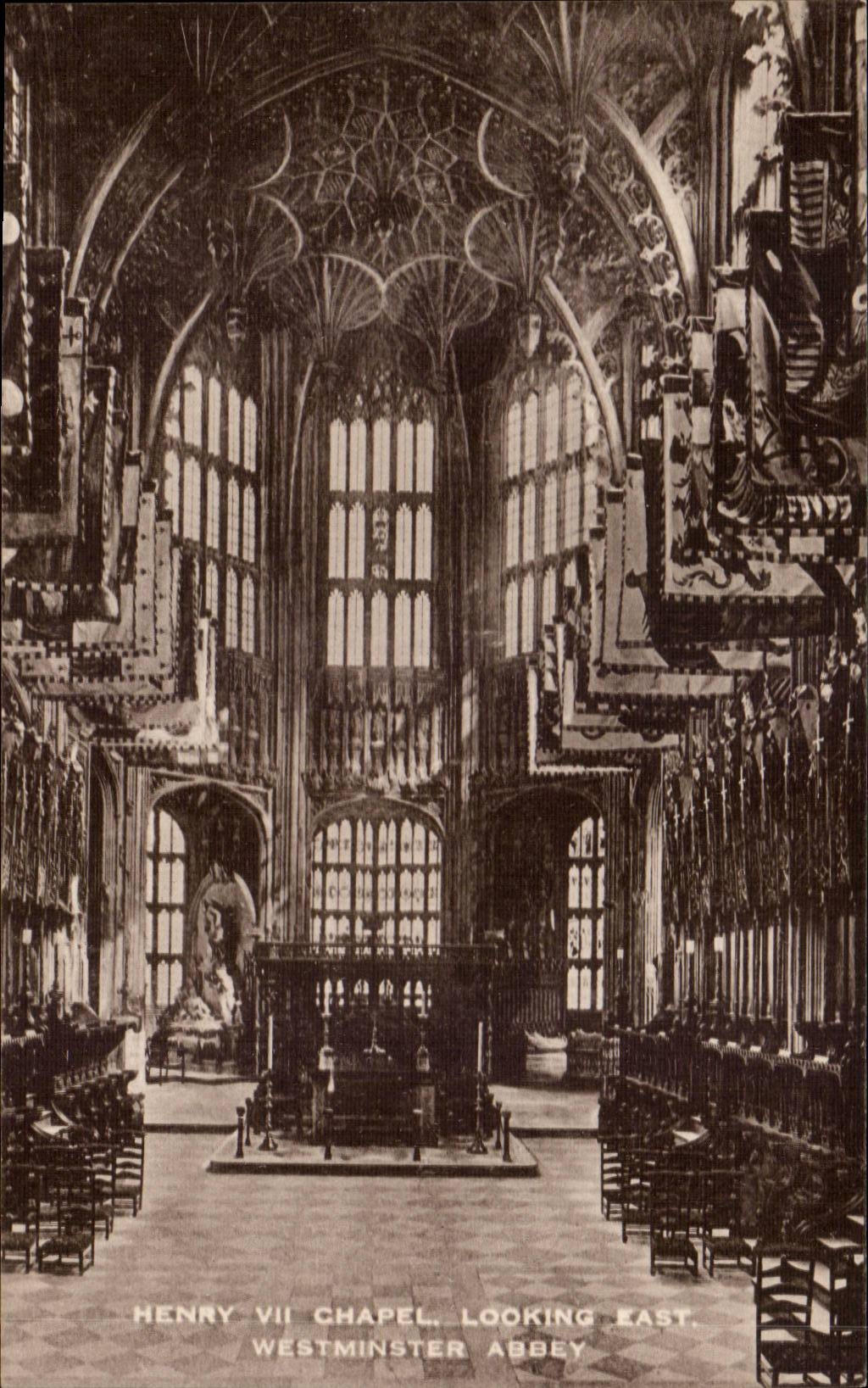 Great BRitain London Henri VII Chapel looking East Westminster Abbey