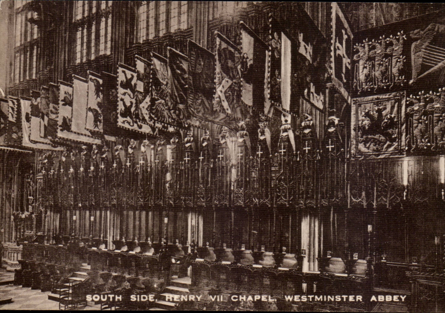 Great BRitain London South side Henri VII Chapel Westminster Abbey